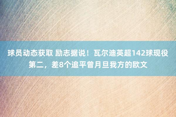 球员动态获取 励志据说！瓦尔迪英超142球现役第二，差8个追平曾月旦我方的欧文